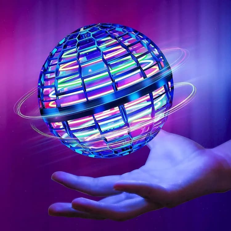 Flying Ball Hover Ball,Fly Orb Drone for Children, LED Lights Flying Toy Gifts for Boys Girls Indoor Outdoor